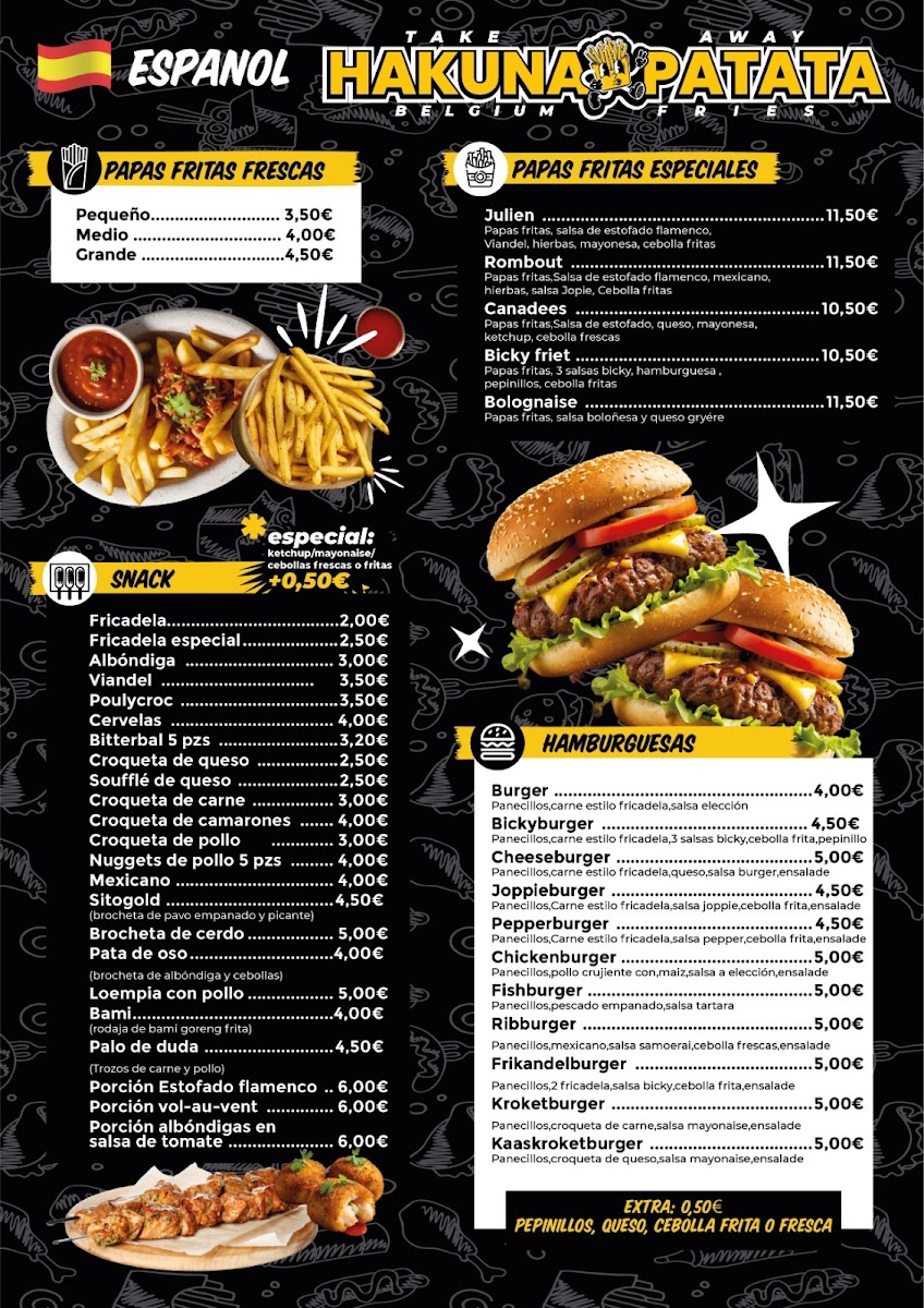 Hakuna Patata Photo Menu 2