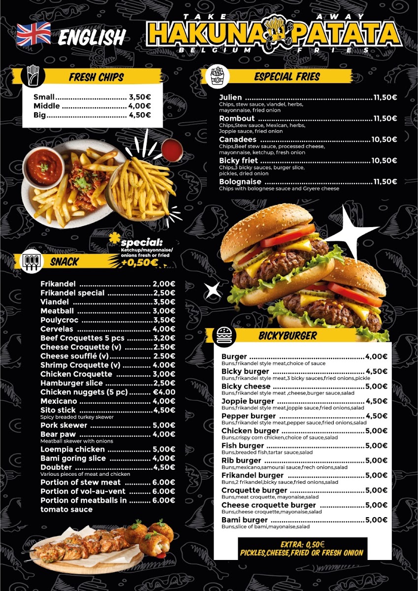 Hakuna Patata Photo Menu 5
