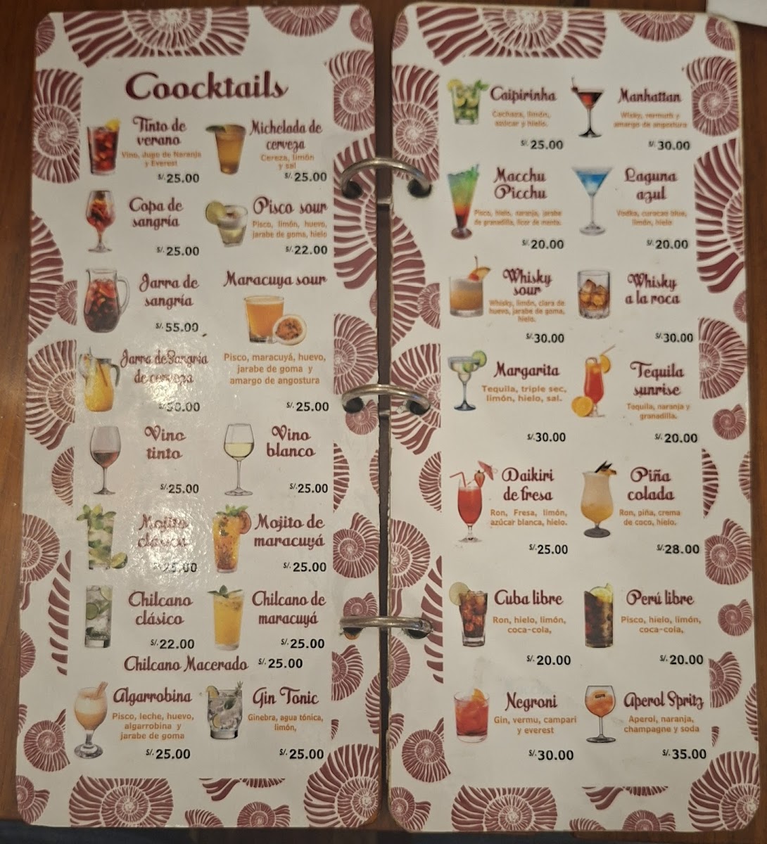 Restaurant Nautilus Photo Menu 4