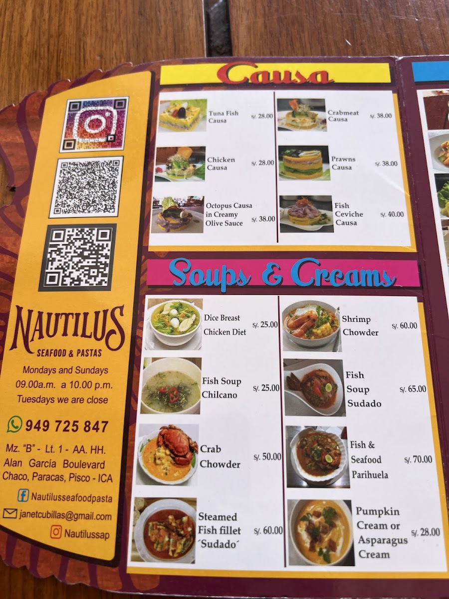 Restaurant Nautilus Photo Menu 9