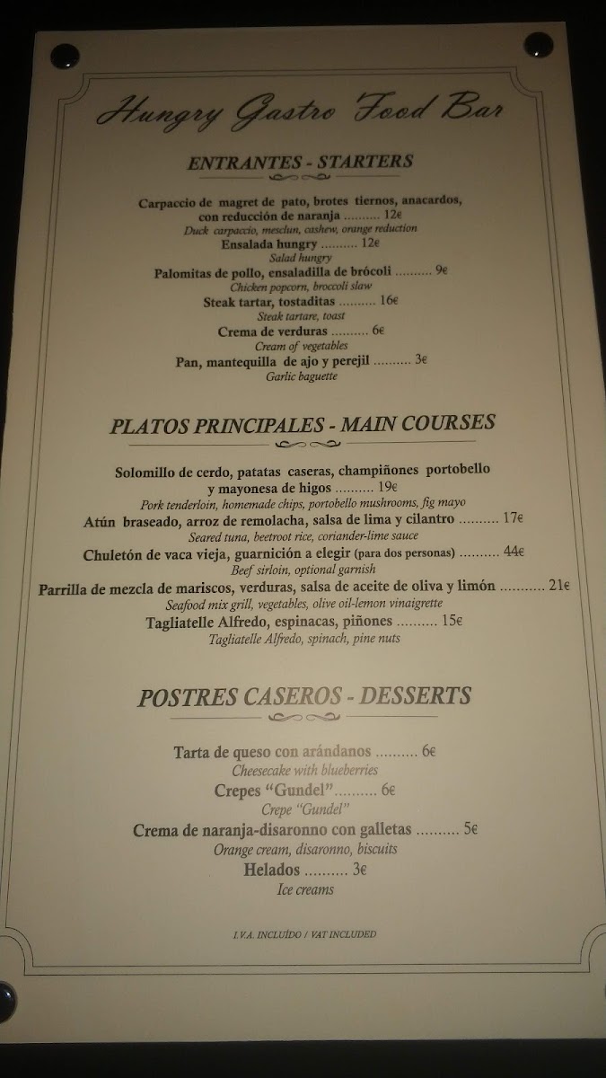 Hungry Gastro Food Bar Photo Menu 8