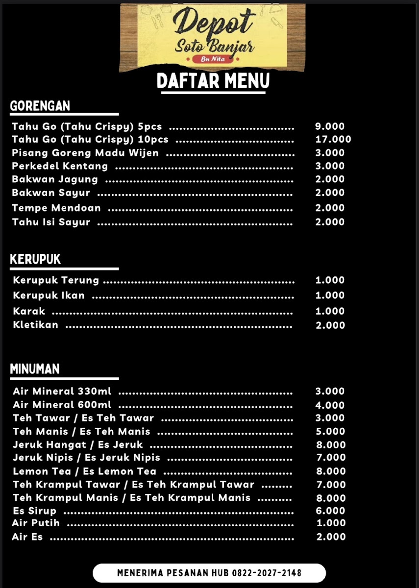 Soto Banjar Bu Nita Photo Menu 4