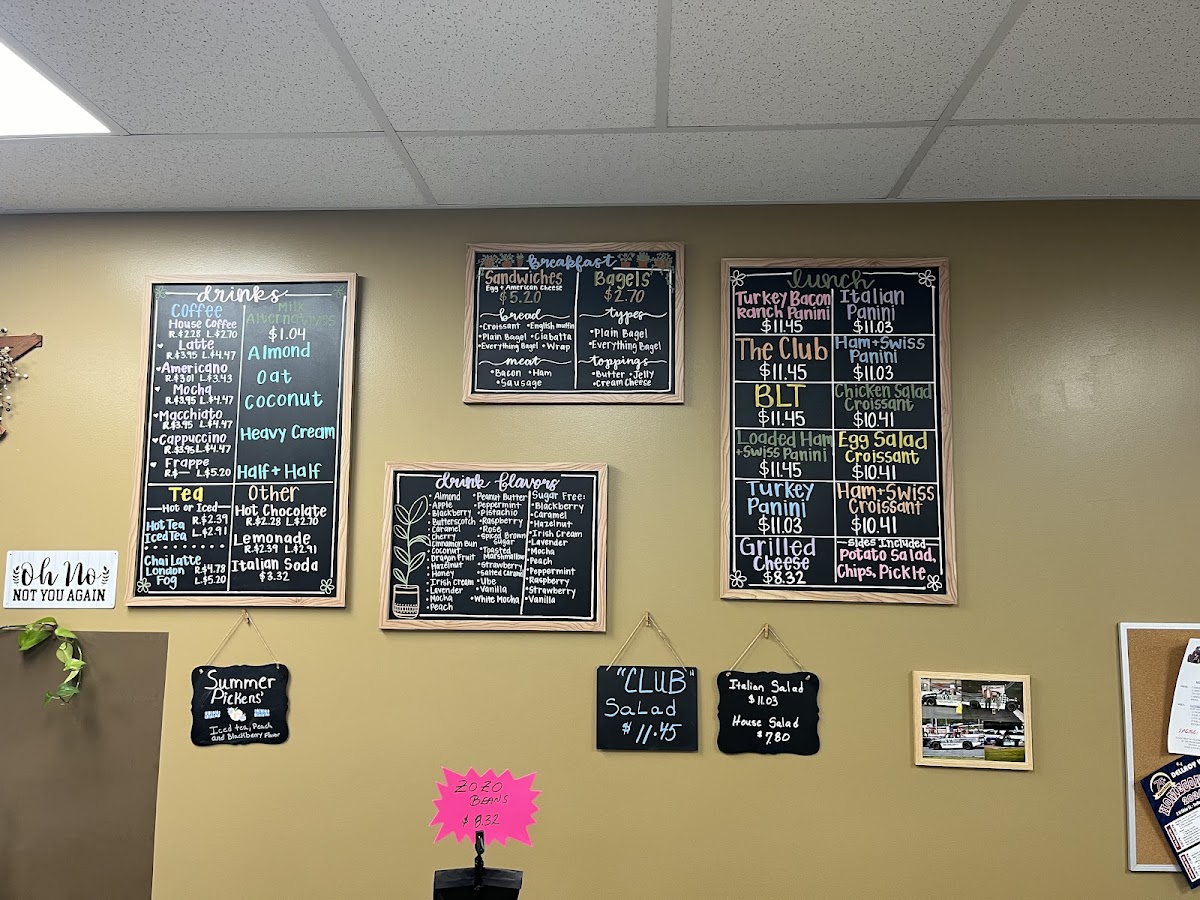 Carroll County Coffee Company Photo Menu 5