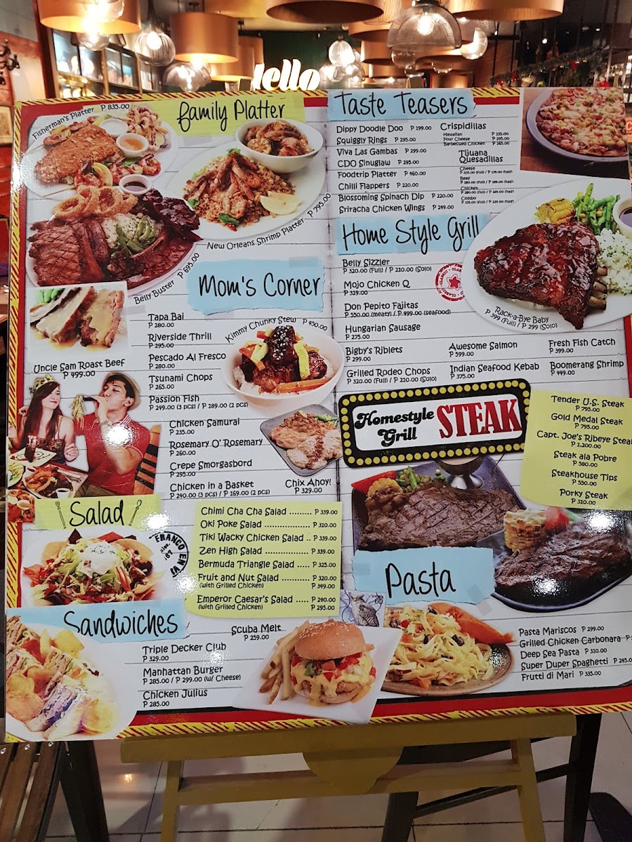 Bigby's SM City Iloilo Photo Menu 10