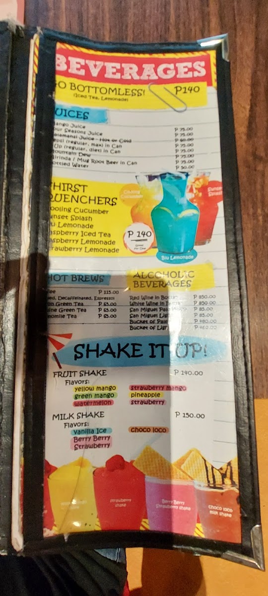 Bigby's SM City Iloilo Photo Menu 7