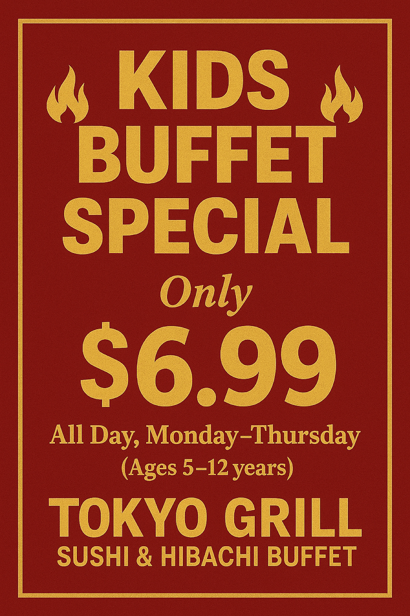 Tokyo Grill Sushi & Hibachi Buffet Photo Menu 3