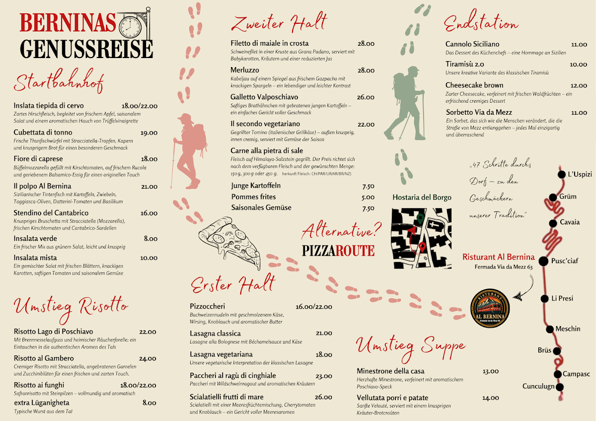 Risturant al Bernina Photo Menu 1