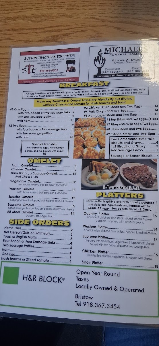 Crossroads Diner Photo Menu 5