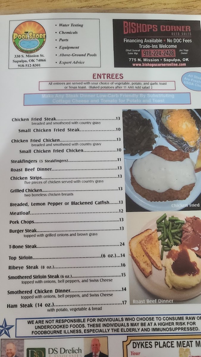 Crossroads Diner Photo Menu 7