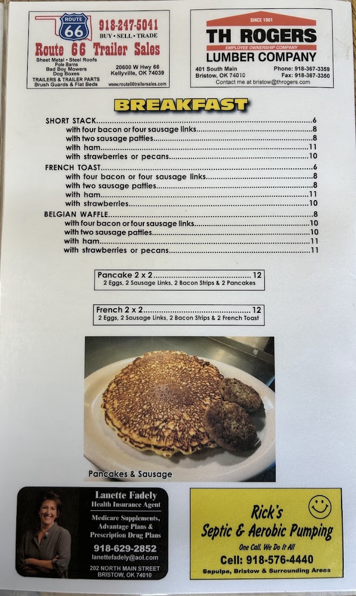 Crossroads Diner Photo Menu 8