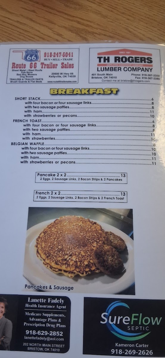 Crossroads Diner Photo Menu 9