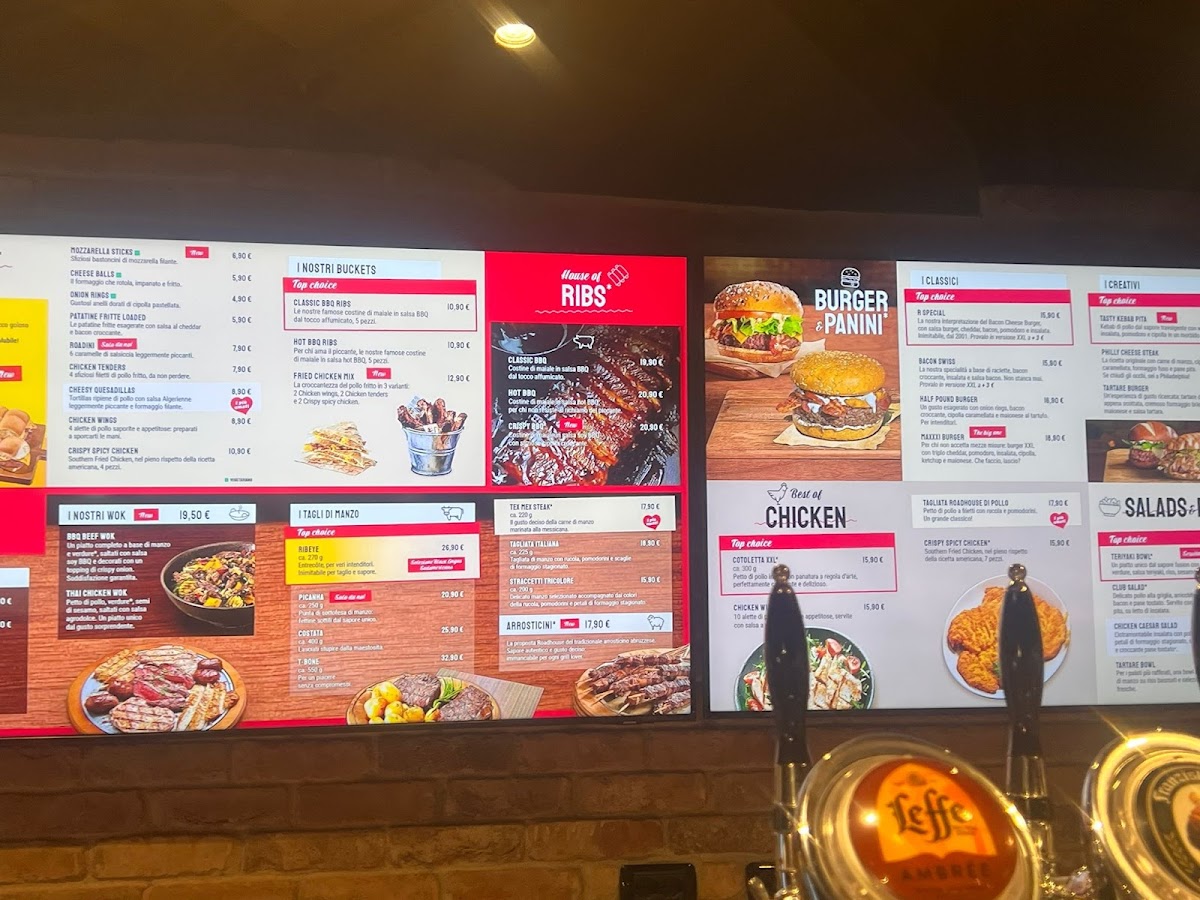 Roadhouse Restaurant Photo Menu 2