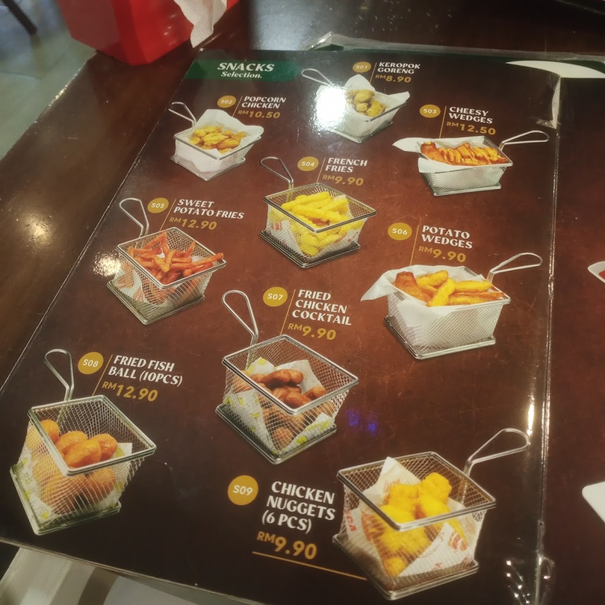 Uncle Chua Signature Photo Menu 1