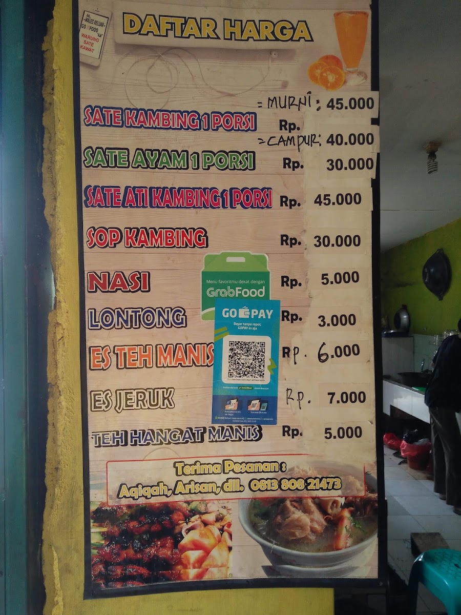 Warung Sate Kawat Khas Betawi, Jagakarsa Photo Menu 8