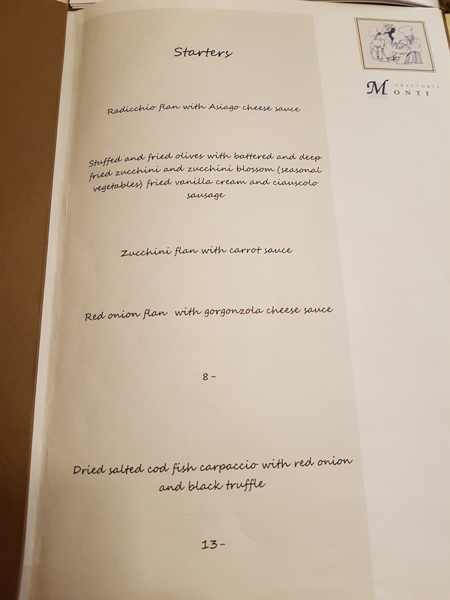 Trattoria Monti Photo Menu 10