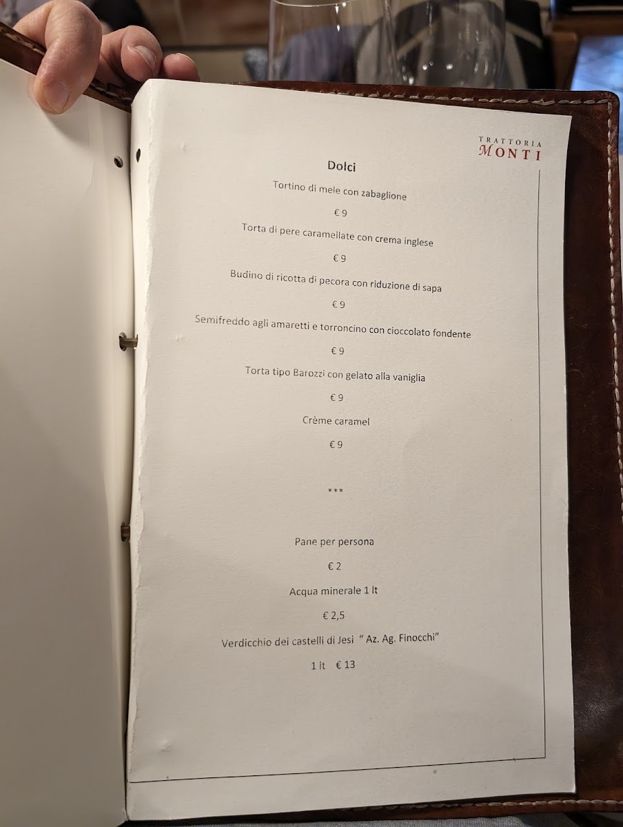 Trattoria Monti Photo Menu 4