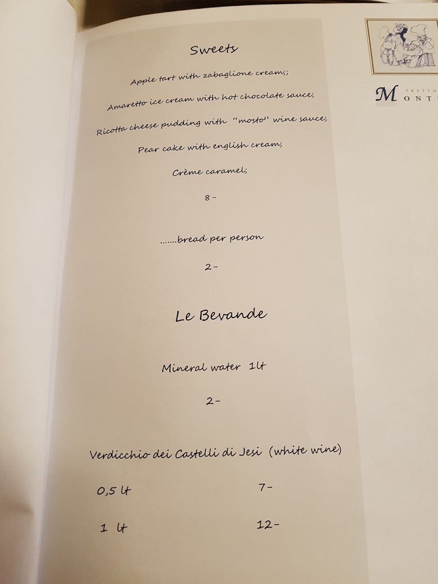 Trattoria Monti Photo Menu 9