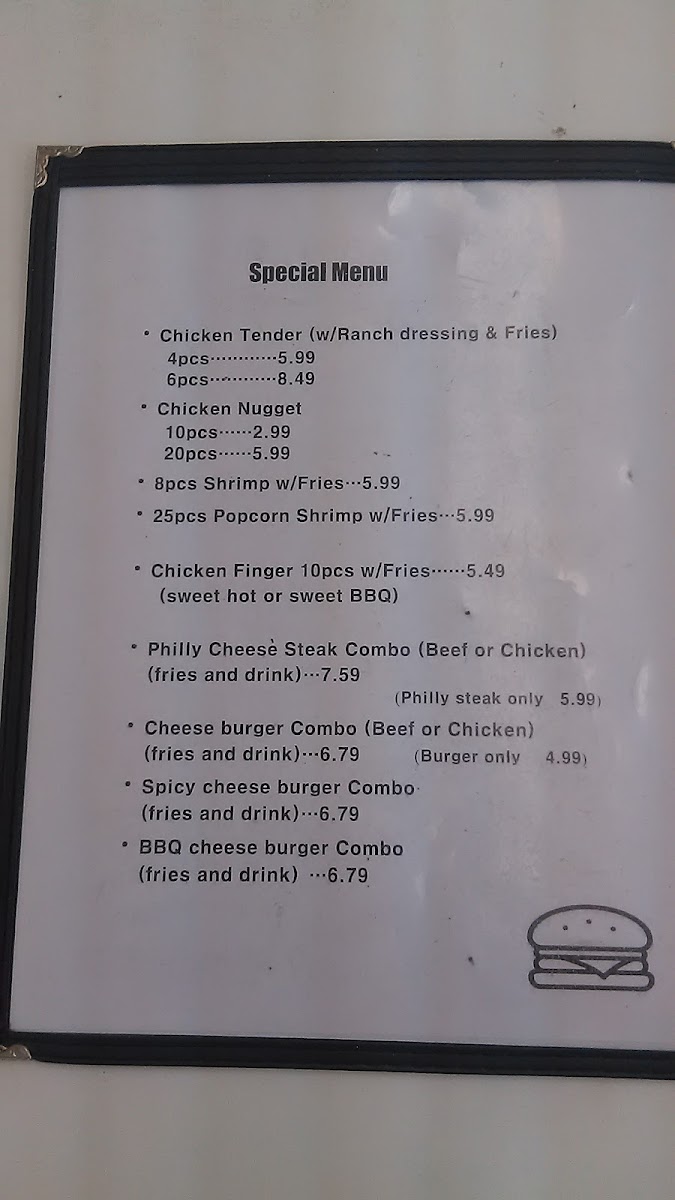 Shady Grove Wings (Sunrise Buffalo wing & Deli) Photo Menu 2