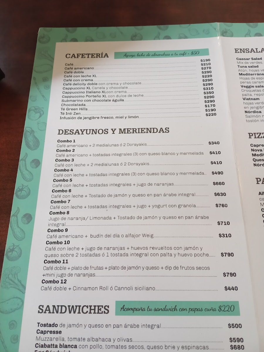 Origen Café Photo Menu 10