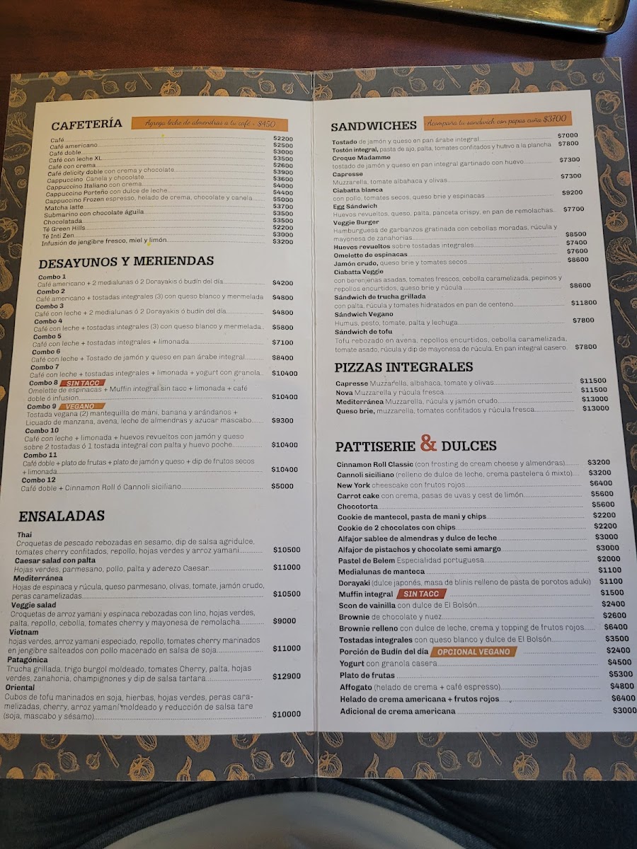 Origen Café Photo Menu 6