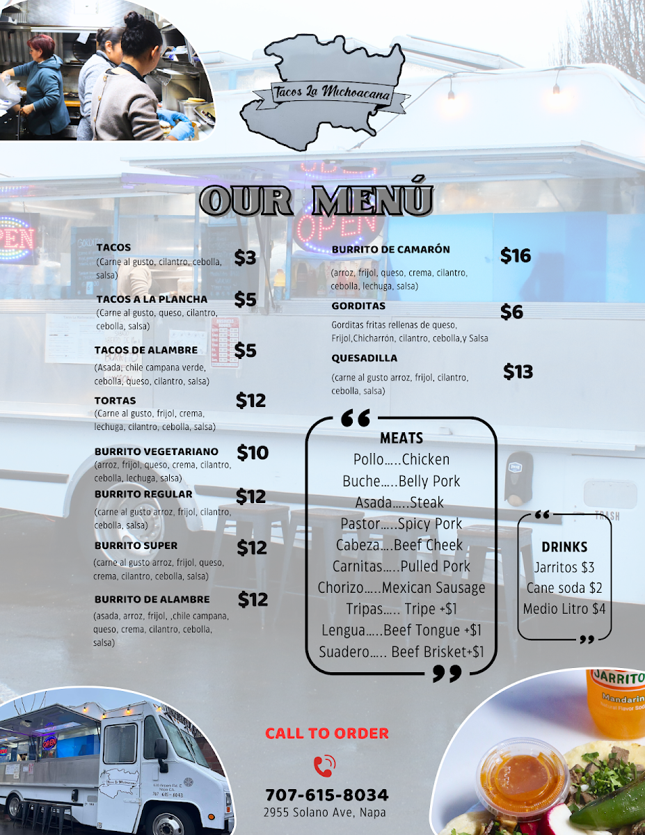 Tacos La Michoacana Photo Menu 1