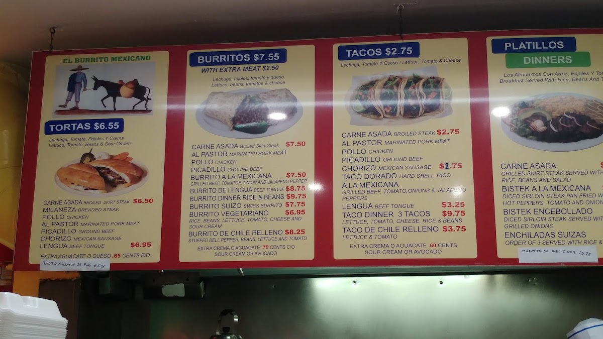 El Burrito Mexicano Photo Menu 10