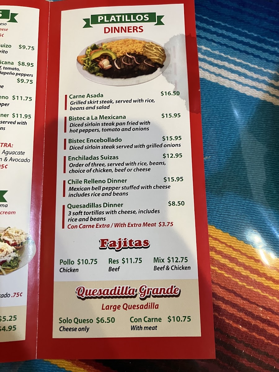 El Burrito Mexicano Photo Menu 4