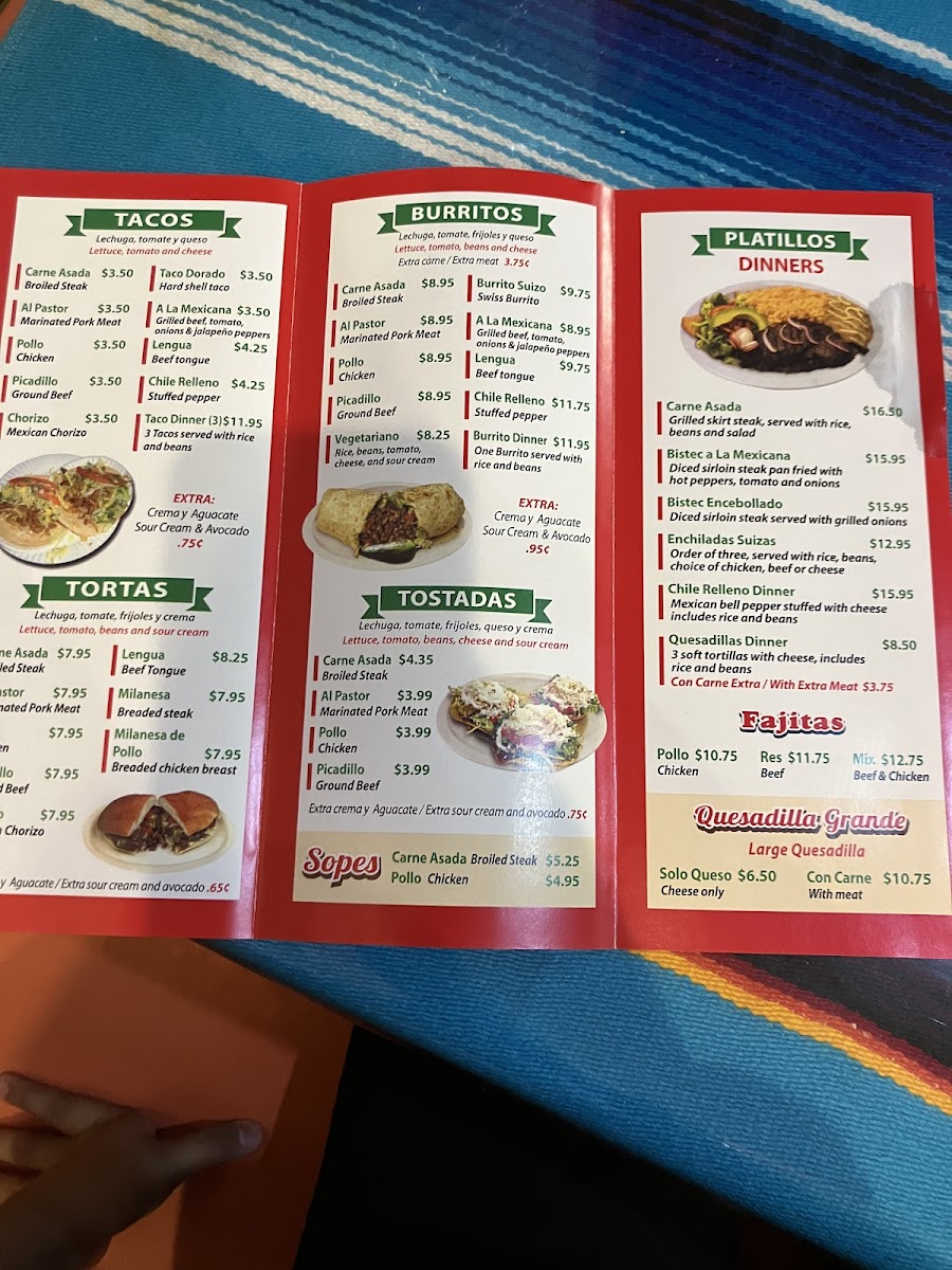El Burrito Mexicano Photo Menu 5