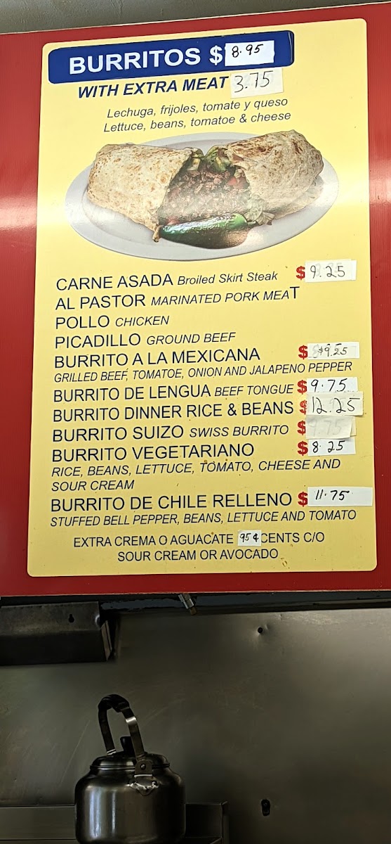 El Burrito Mexicano Photo Menu 9