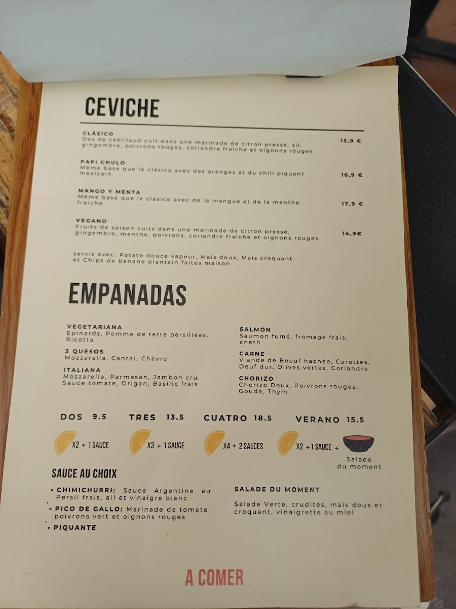 Canoa Café - Empanadas y Ceviches Photo Menu 6