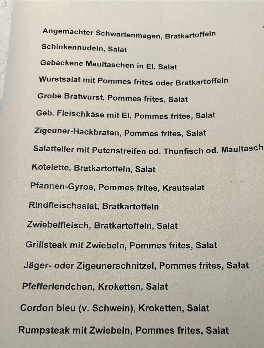 Gaststätte Kleingartenverein Sellweiden Photo Menu 4