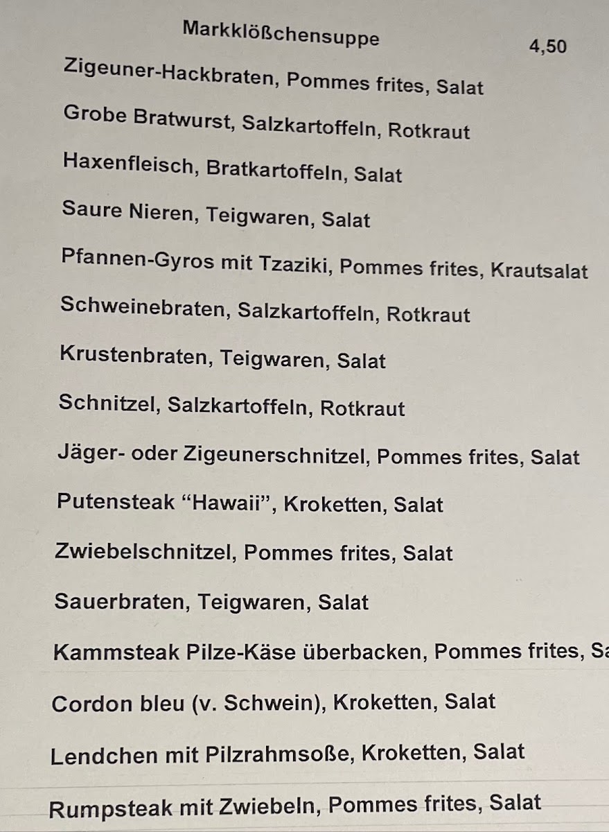 Gaststätte Kleingartenverein Sellweiden Photo Menu 8