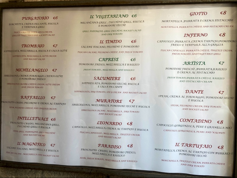 Vinaio di San Gimignano Photo Menu 4