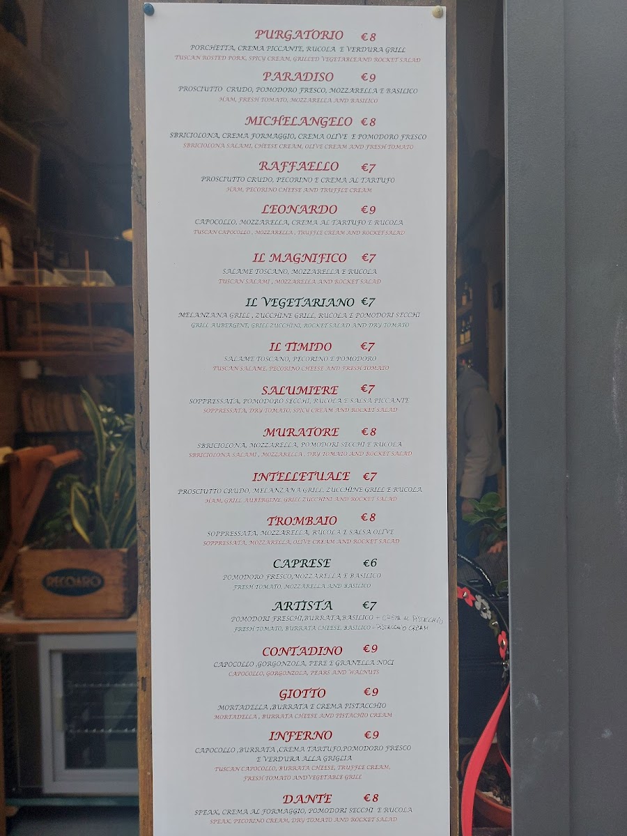 Vinaio di San Gimignano Photo Menu 8