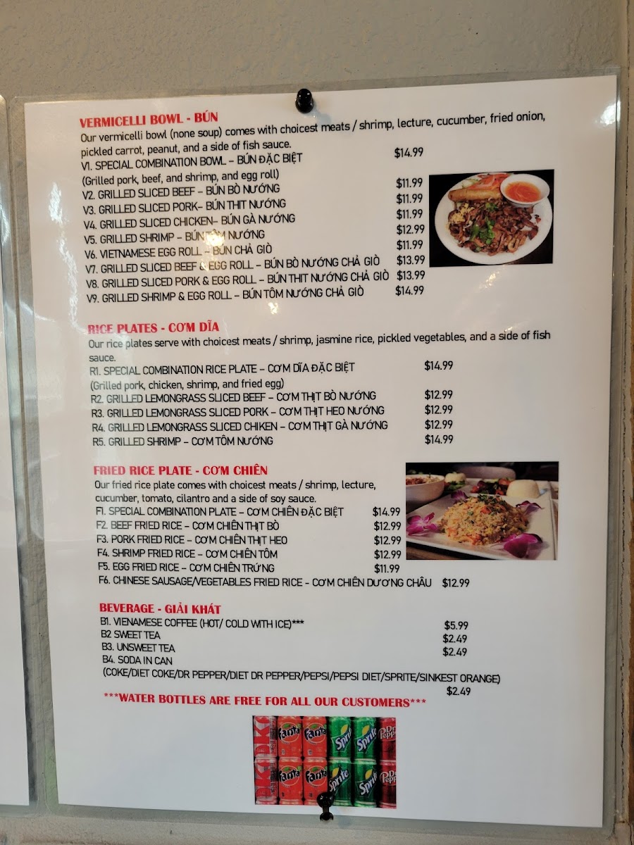 Saigon Square Restaurant Photo Menu 4