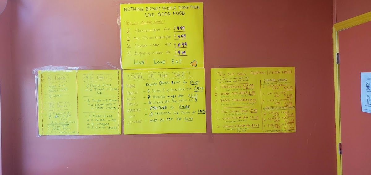 frick'n chicken& pizza main Photo Menu 1