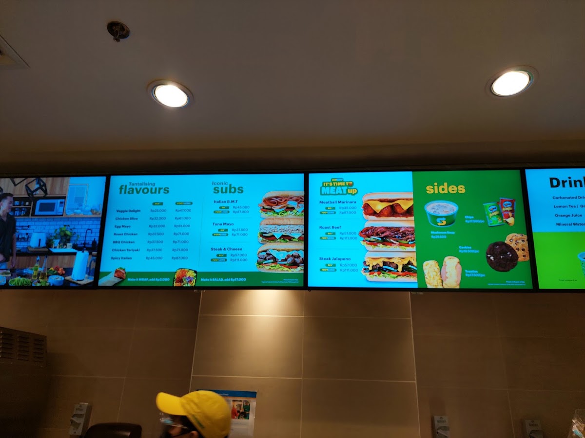 Subway PIM 3 Photo Menu 10
