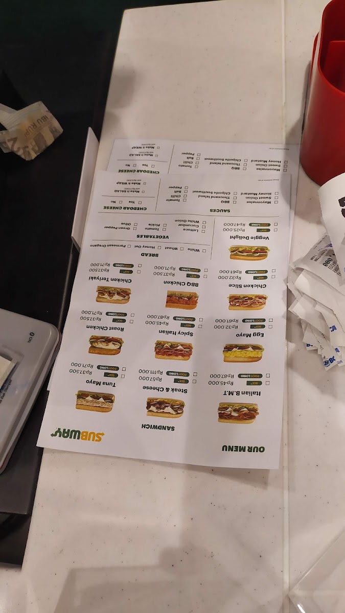 Subway PIM 3 Photo Menu 3