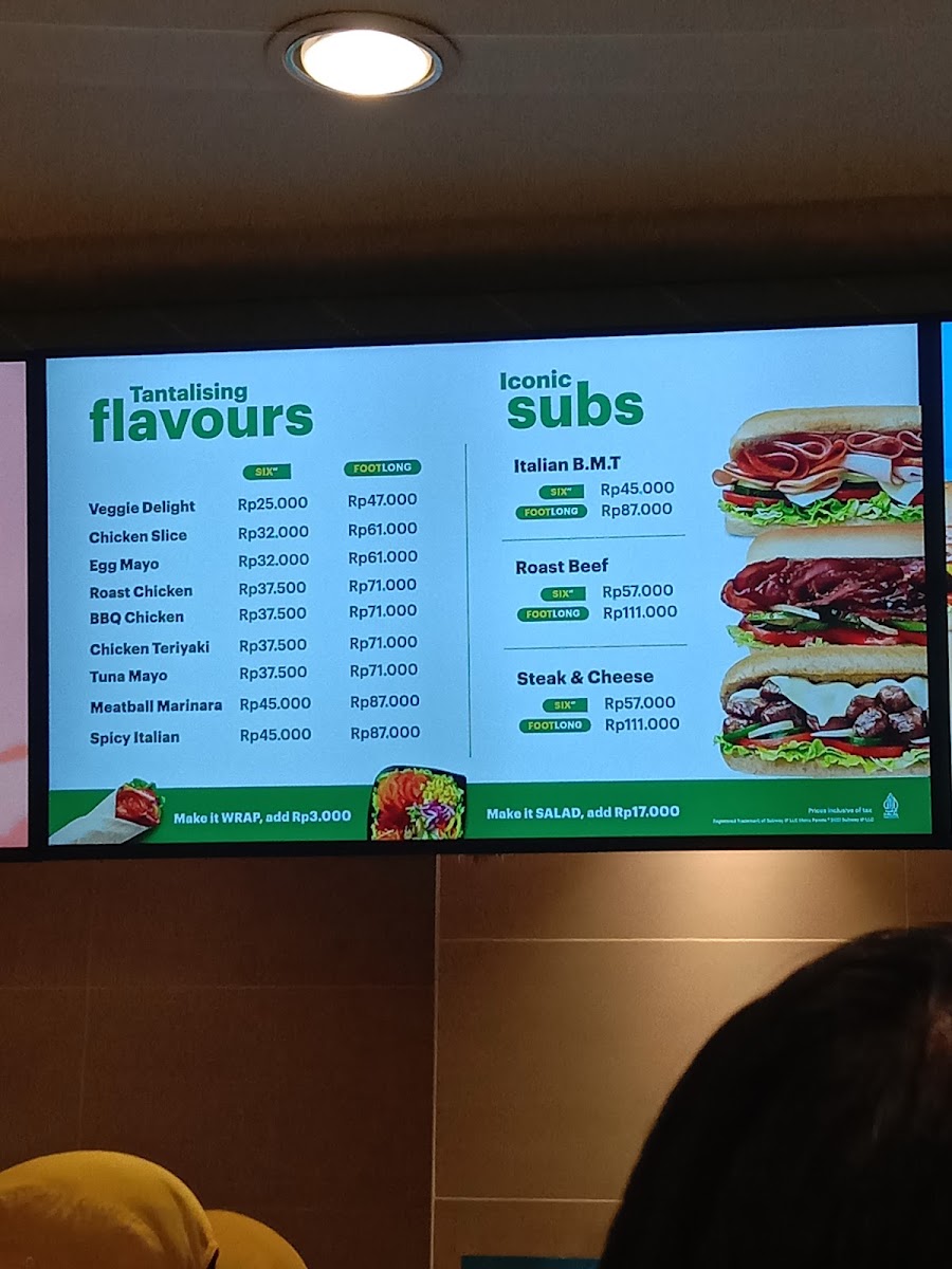 Subway PIM 3 Photo Menu 6