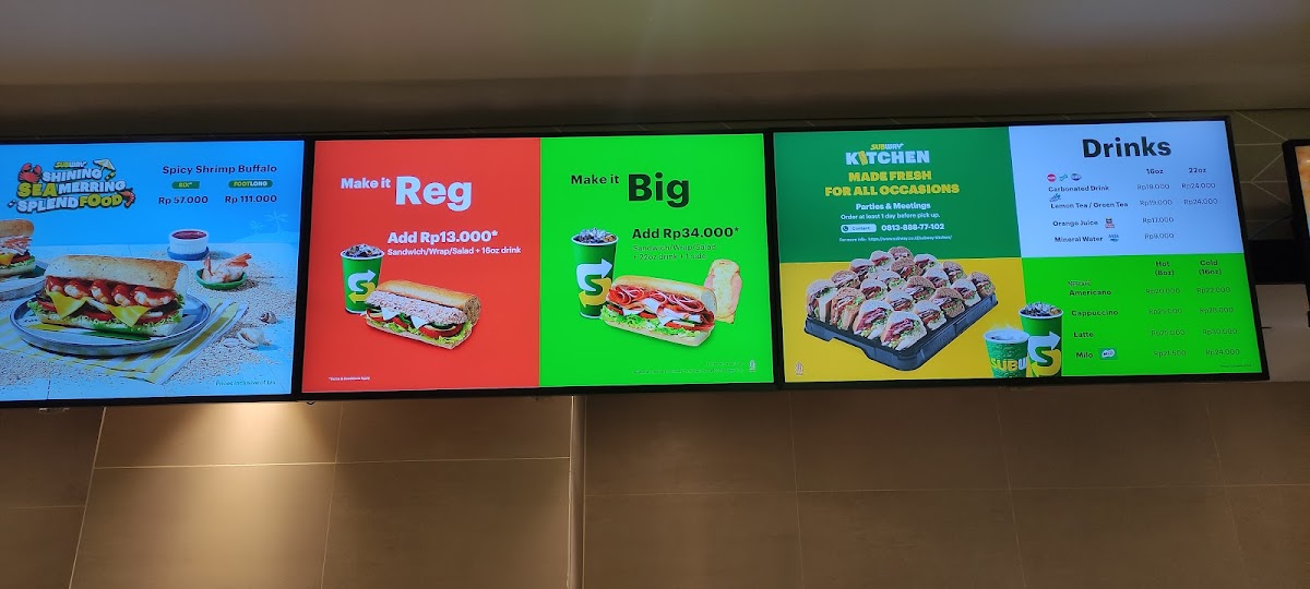 Subway PIM 3 Photo Menu 9