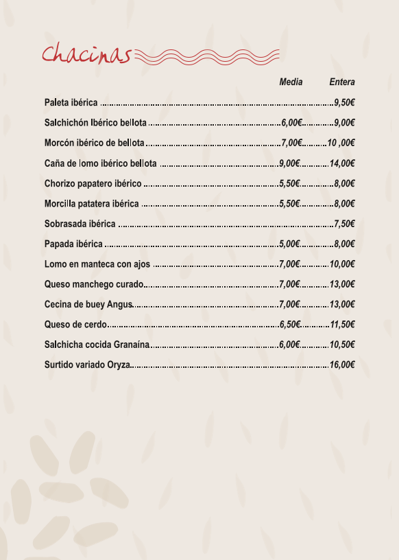 Taberna Oryza Photo Menu 4