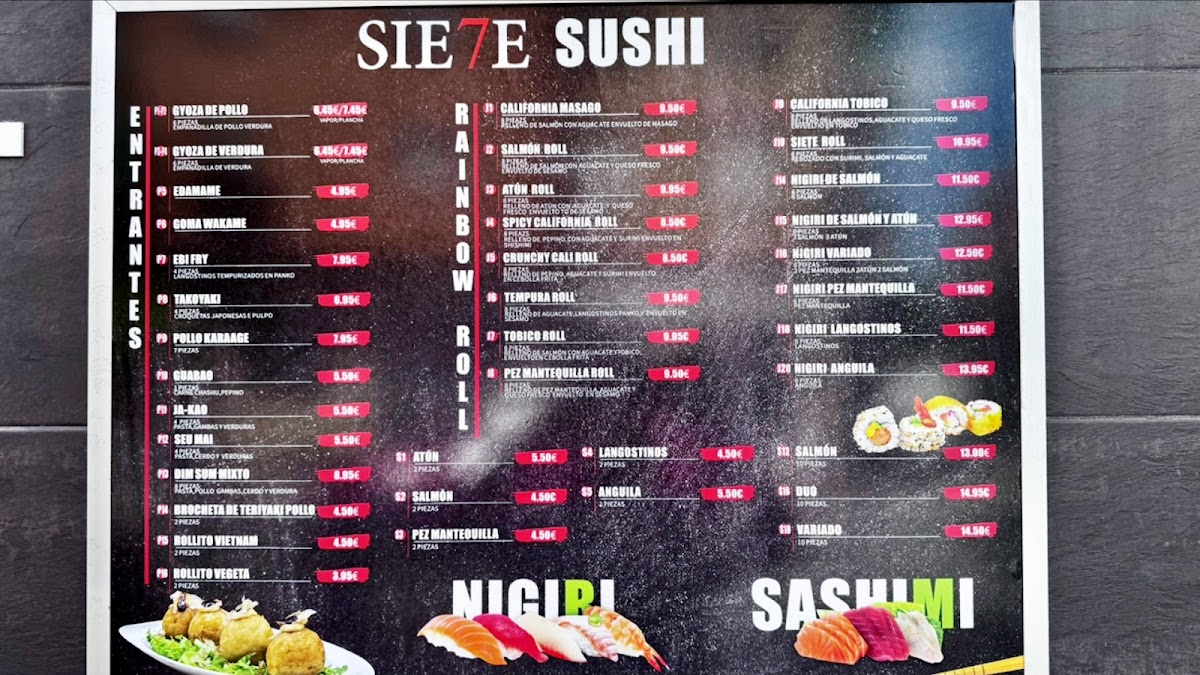 SIETE & COCINA ASIÁTICA Photo Menu 6