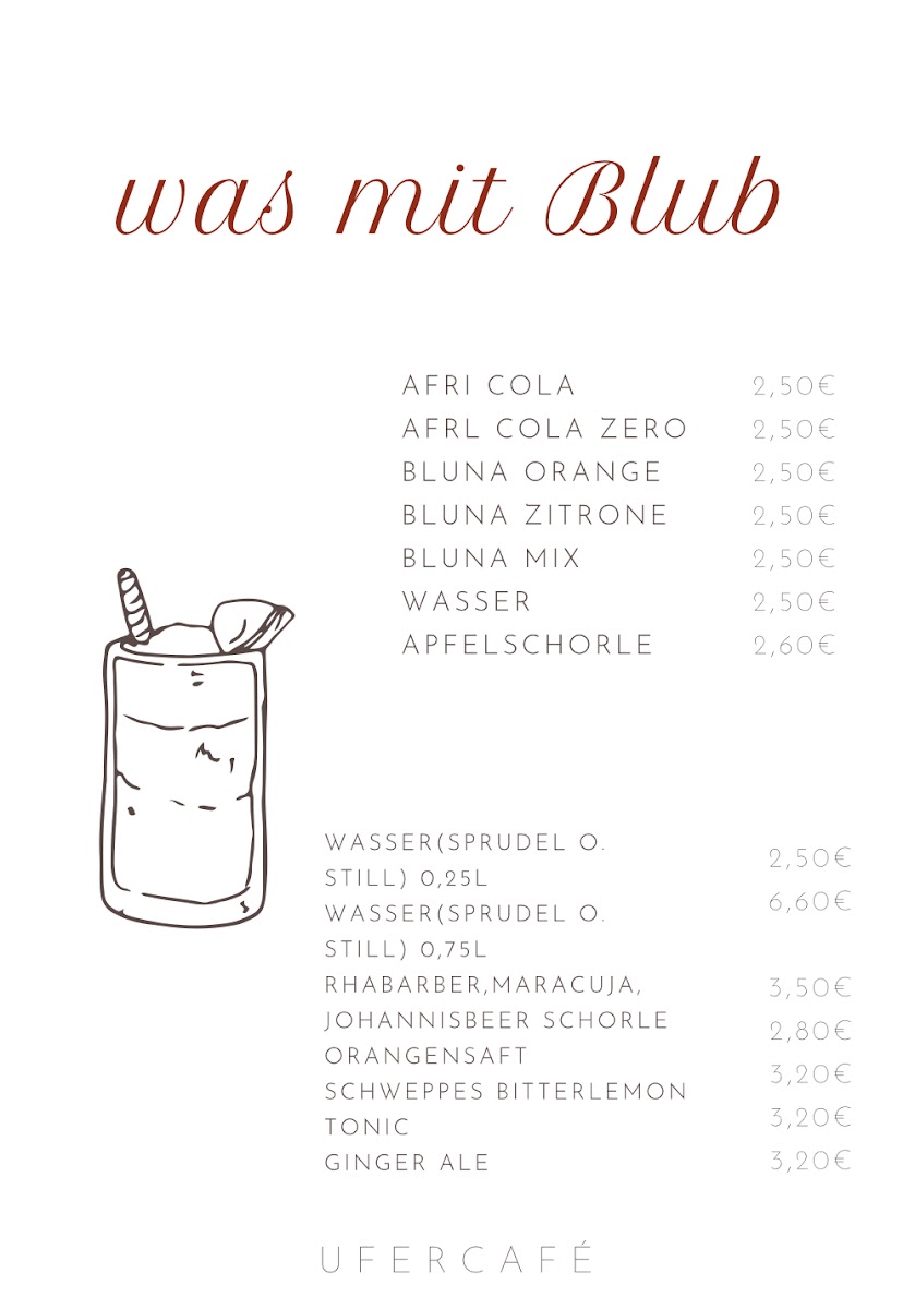 Ufercafé Photo Menu 3