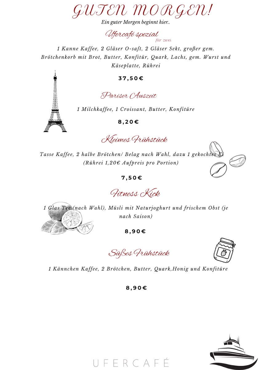 Ufercafé Photo Menu 5