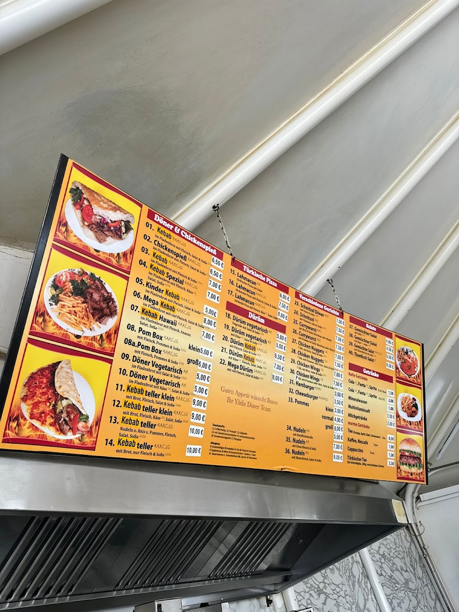 YILDIZ Döner Kebab Photo Menu 1