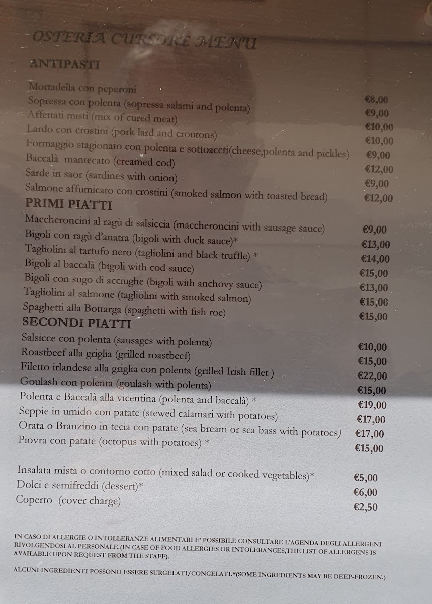 Osteria Il Cursore Photo Menu 4