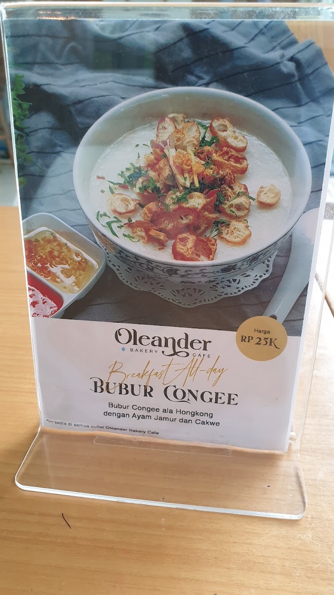 Oleander Bakery Cafe BSD Photo Menu 10