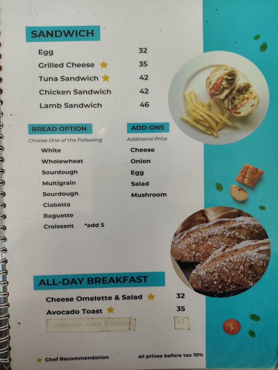 Oleander Bakery Cafe BSD Photo Menu 2