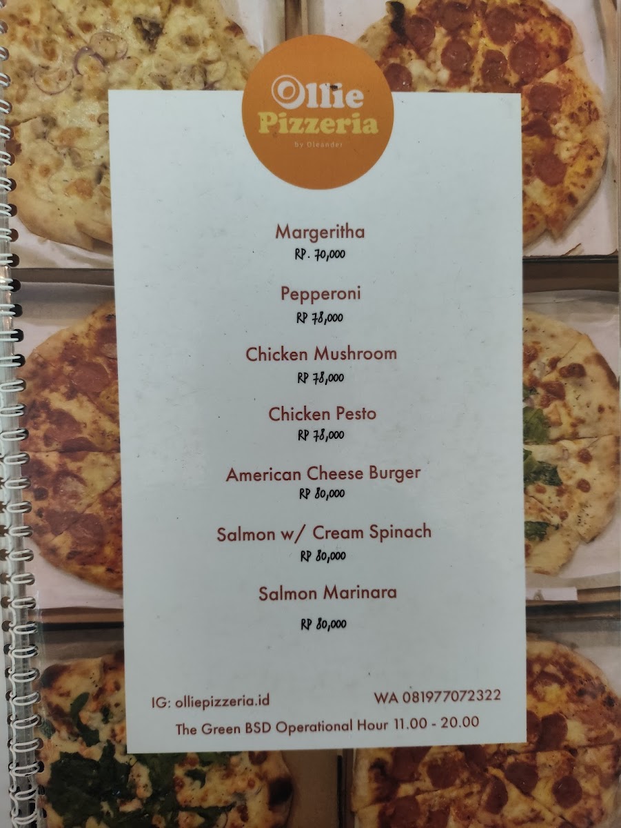 Oleander Bakery Cafe BSD Photo Menu 4