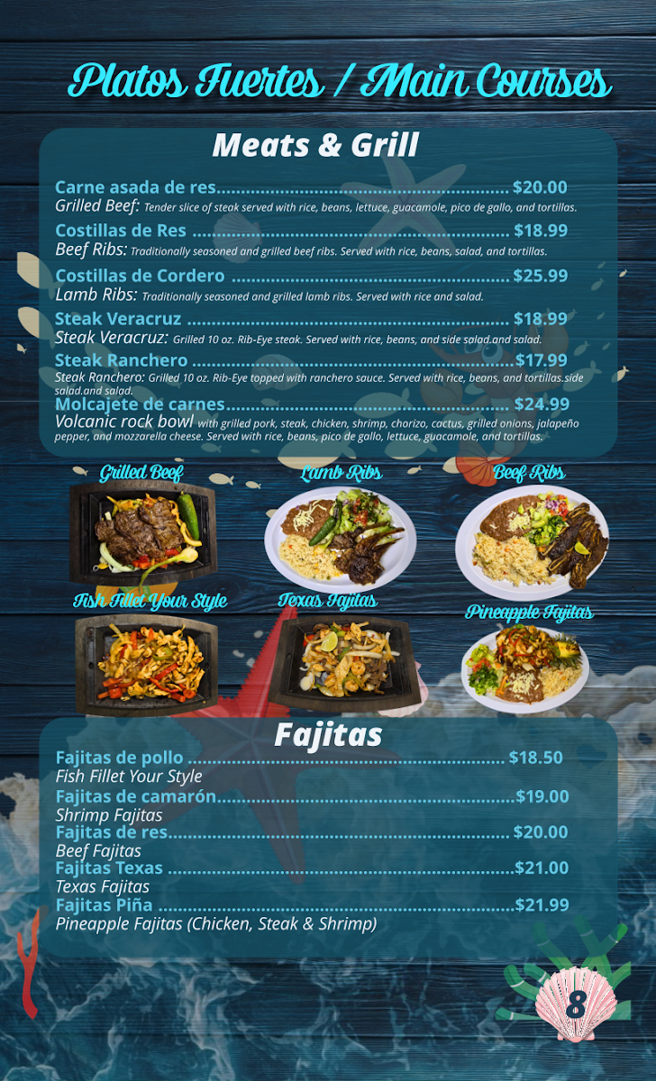 La Perla Mexican Seafood Bar & Grill Photo Menu 4